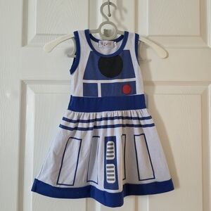 Disney Blue and White R2-D2 Dress